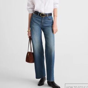 Madewell the perfect vintage wide leg jeans